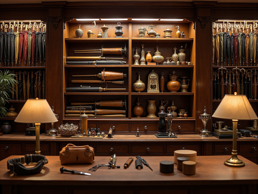 各类休闲娱乐产品整齐陈列，包括棋类、书法用品、音乐播放器等文化娱乐用品